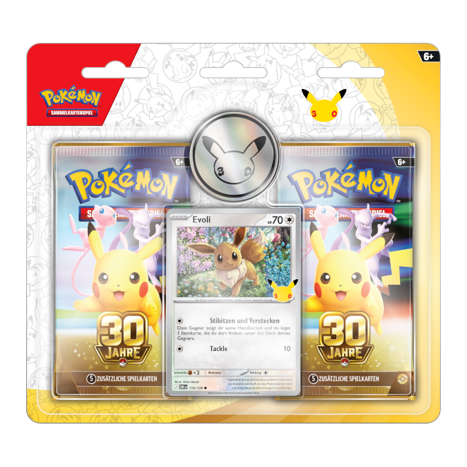 Pokémon 30 Jahre 2 Pack Blister