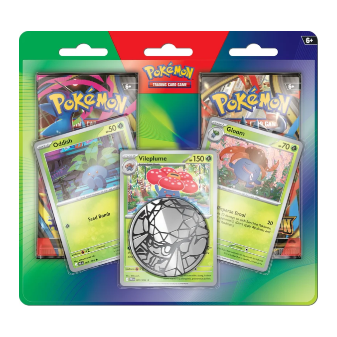 Enhanced 2-Pack Blister Oddish, Gloom & Vileplume