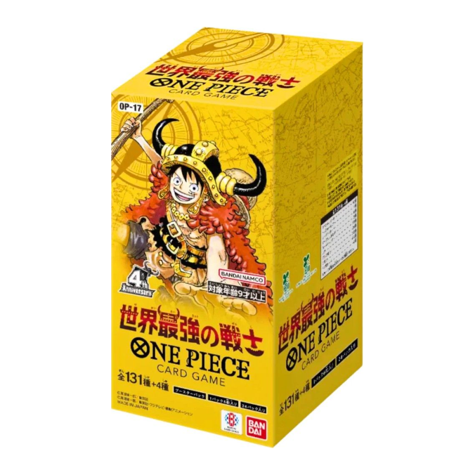 One Piece The Worlds strongest Warriors OP-17 Display JP