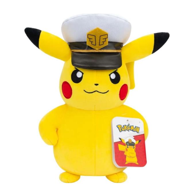 Pikachu Kapitän Plüschfigur 20cm