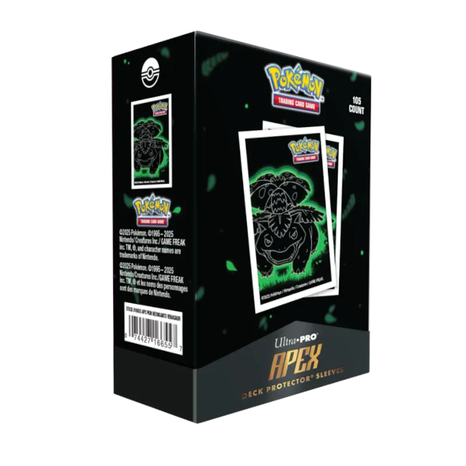 Ultra Pro Neon Kanto Bisaflor APEX Deck Protector Slleves