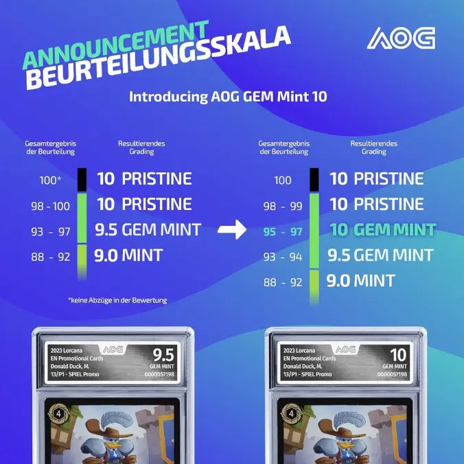 AOG Casetausch GEM Mint 10