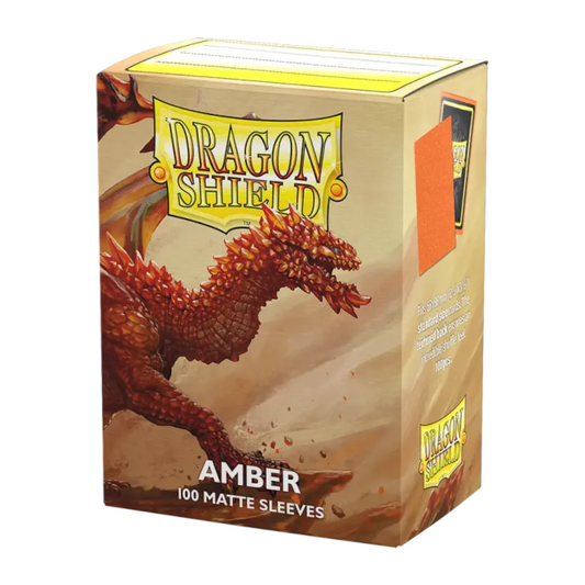 Dragon Shield Standard Size Dual Matte Sleeves - Ember (100 Sleeves)