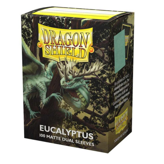 Dragon Shield Standard Size Dual Matte Sleeves - Eucalyptus (100 Sleeves)