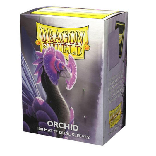 Dragon Shield Standard Size Dual Matte Sleeves - Orchid (100 Sleeves)