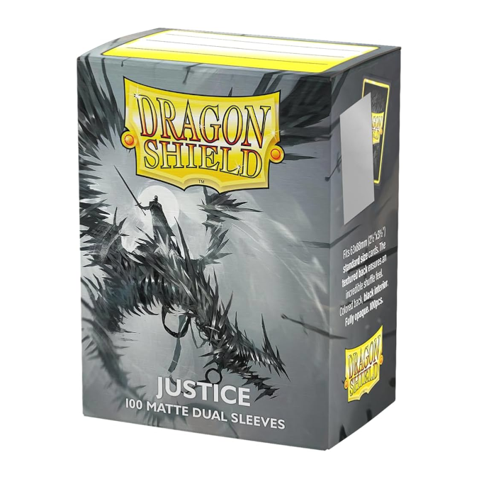 Dragon Shield Standard Size Dual Matte Sleeves - Justice (100 Sleeves)