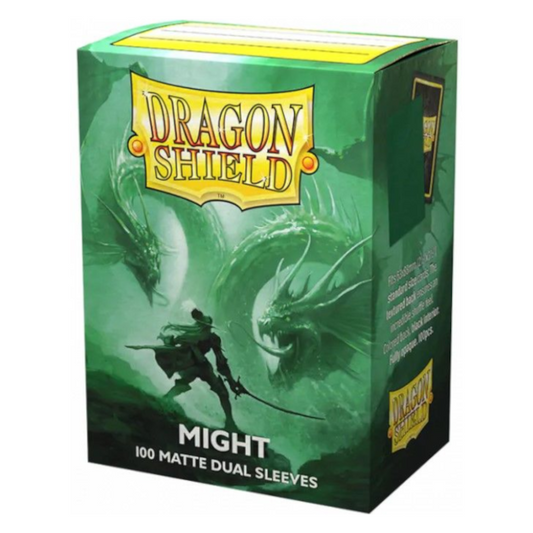 Dragon Shield Standard Size Dual Matte Sleeves - Might (100 Sleeves)