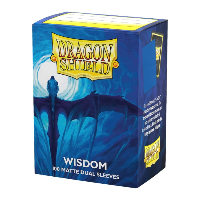 Dragon Shield Standard Size Dual Matte Sleeves - Wisdom (100 Sleeves)