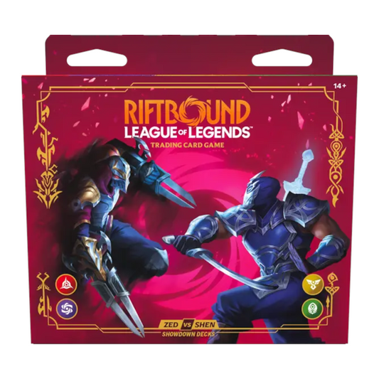 League of Legends Riftbound Showdown Deck Zed VS. Shen
