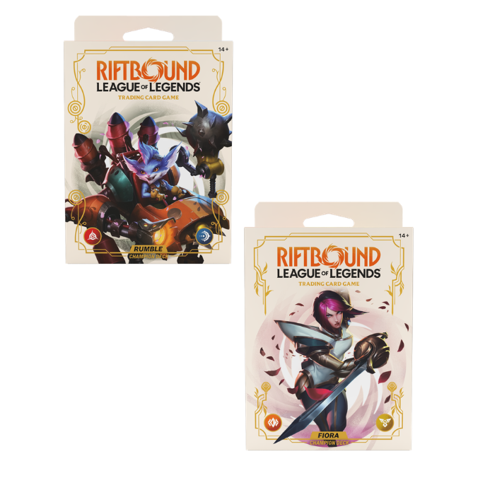 League of Legends Riftbound Spiritforged Champion Deck