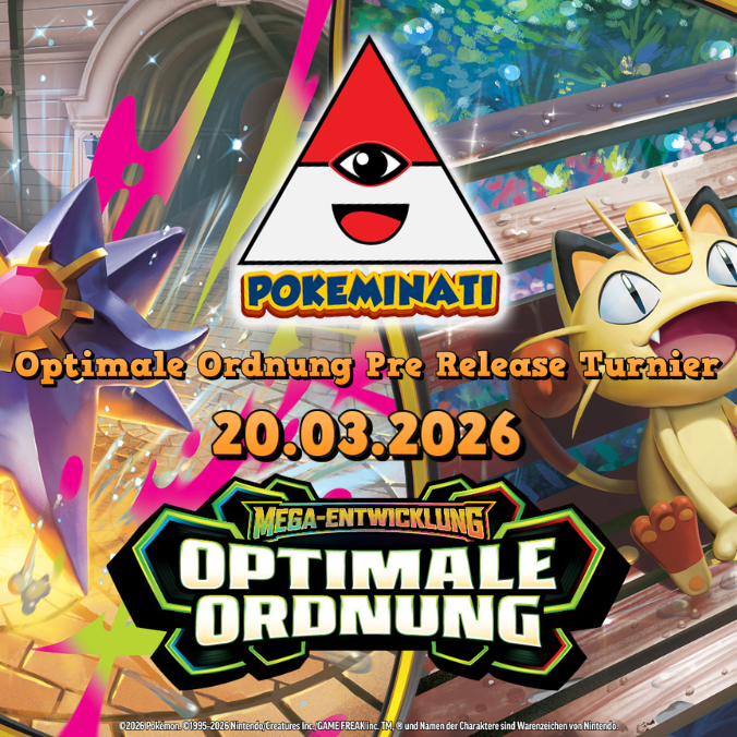 Mega Entwicklung Optimale Ordnung Pre-Release Turnier 20.03.2026