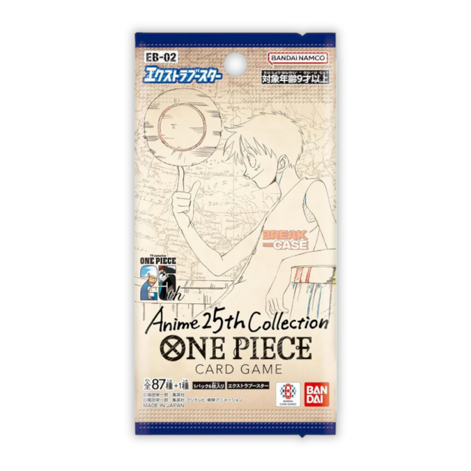 One Piece Anime 25th Collection EB-02 Einzelbooster JP