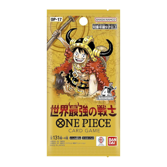 One Piece The Worlds strongest Warriors OP-17 Einzelbooster JP