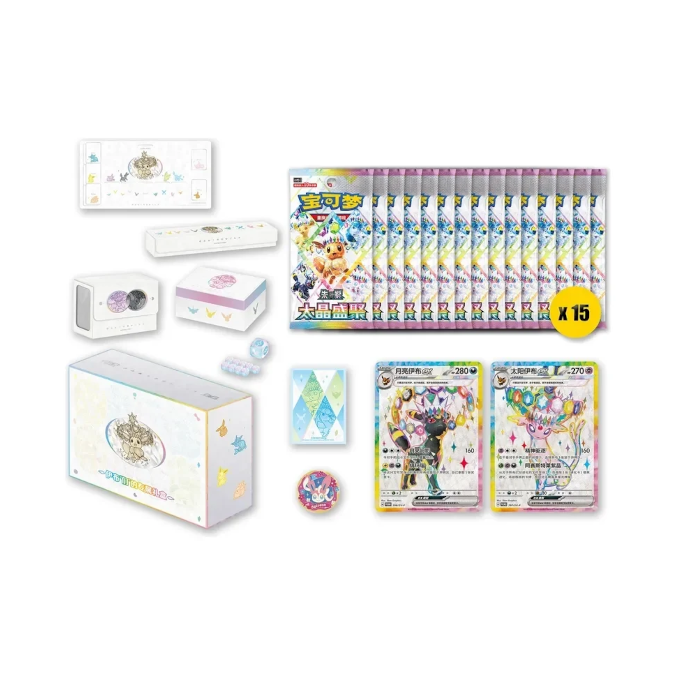 Pokemon Terastal Gathering Eevee and Friends Gift Box CN