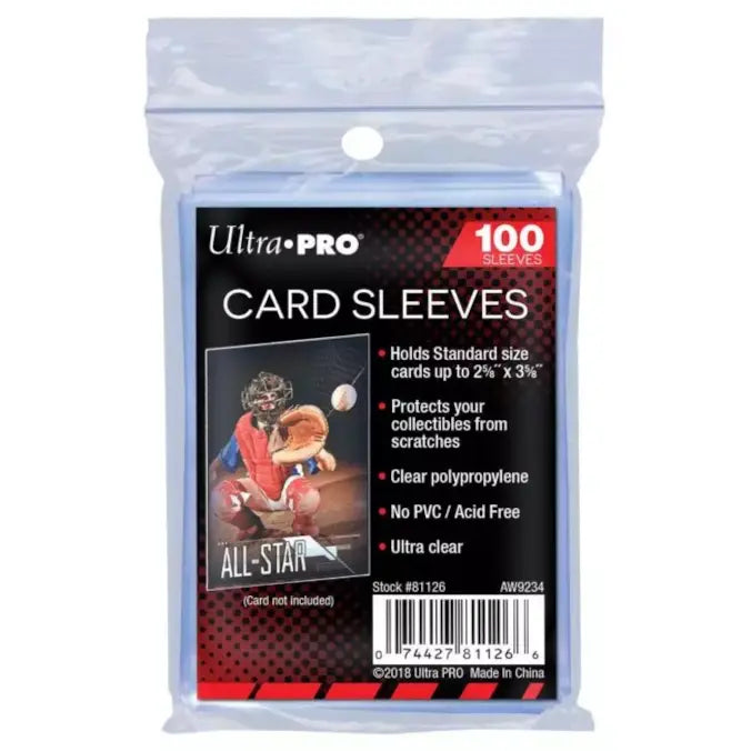 Ultra Pro Standard Sleeves – Regular Soft – 100 Sleeves